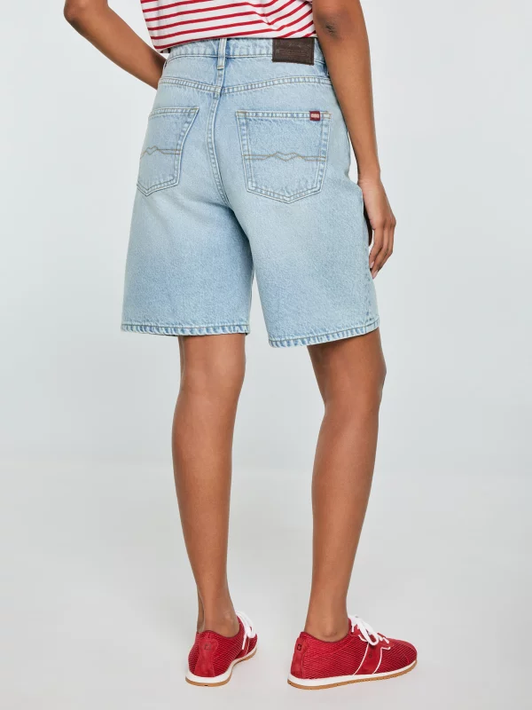 Szorty damskie jeansowe niebieskie Selene 101