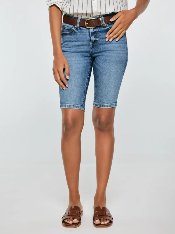 Szorty damskie jeansowe niebieskie Shira 469