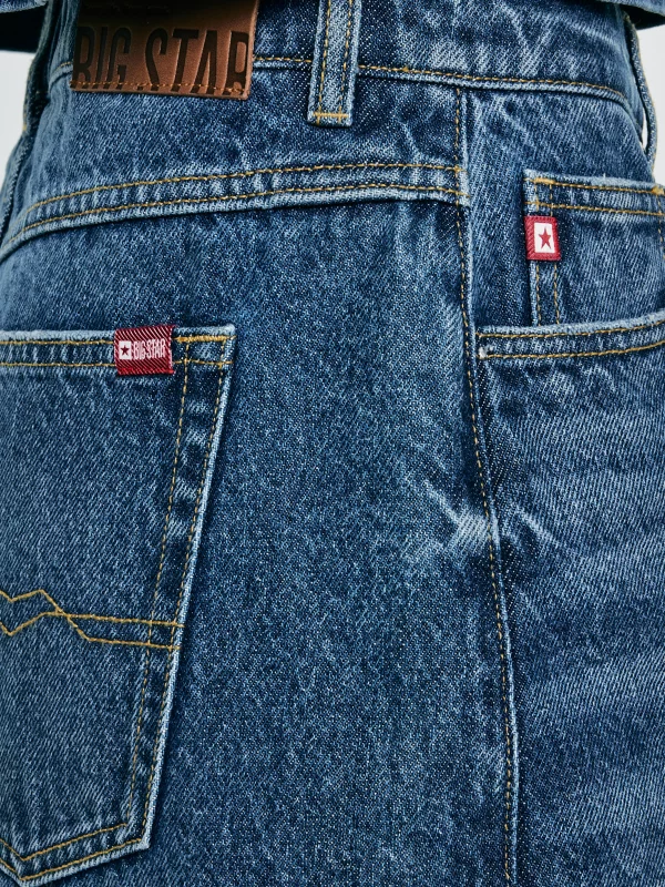 Szorty damskie jeansowe granatowe Soleil 588