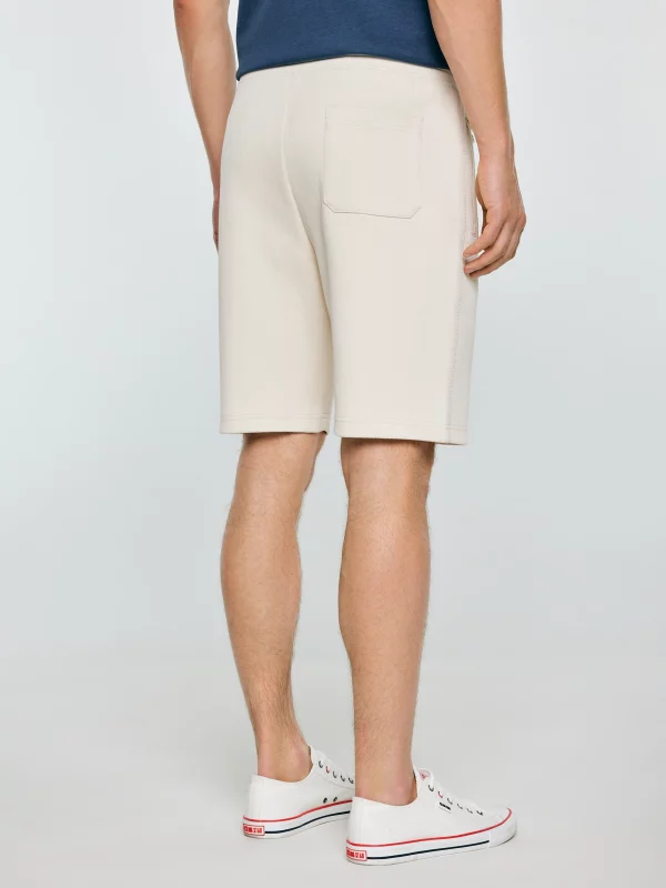 Szorty męskie dresowe kremowe Wladorsh 103/ Wlador 103