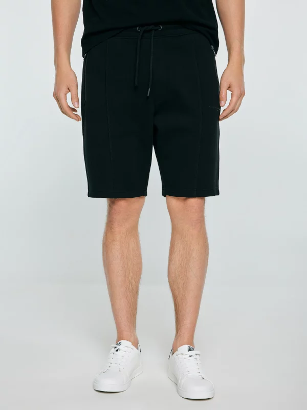 Szorty męskie dresowe czarne Wladorsh 906