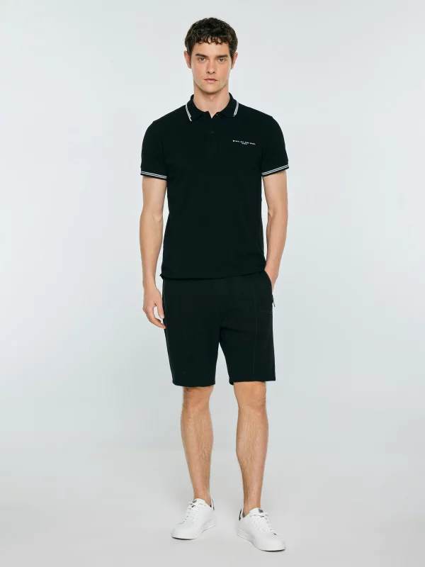 Szorty męskie dresowe czarne Wladorsh 906