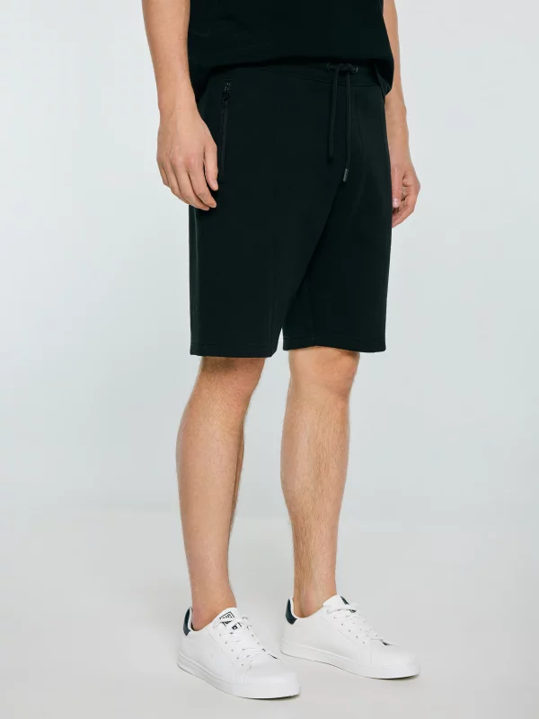 Szorty męskie dresowe czarne Wladorsh 906