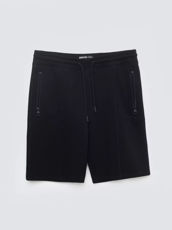 Szorty męskie dresowe czarne Wladorsh 906