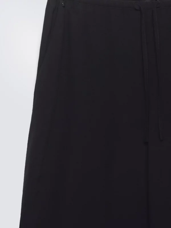 Spodnie damskie wide czarne Arakia 906