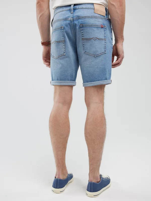 Szorty męskie jeansowe niebieskie Aden 255