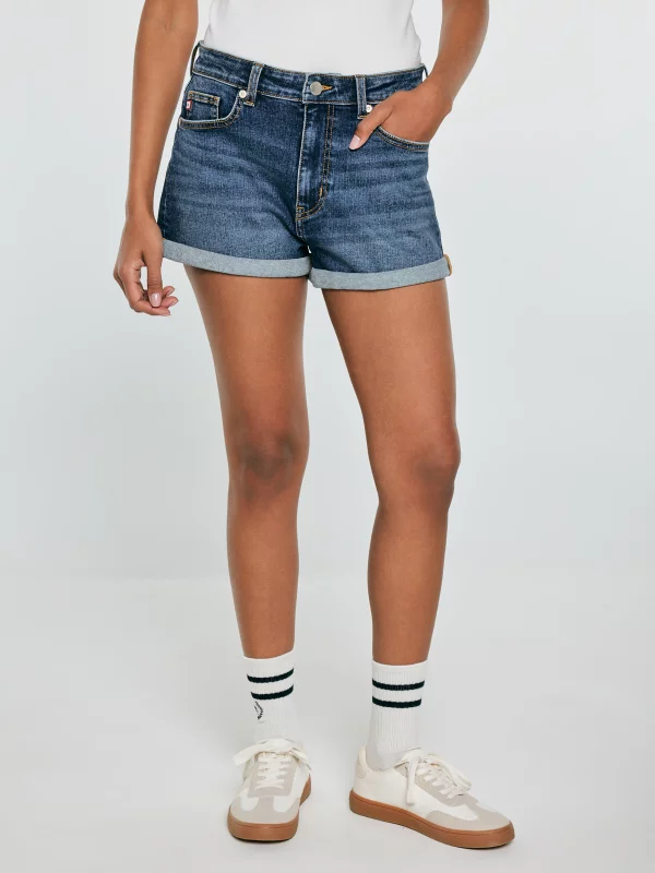 Szorty damskie jeansowe niebieskie Ayako 403