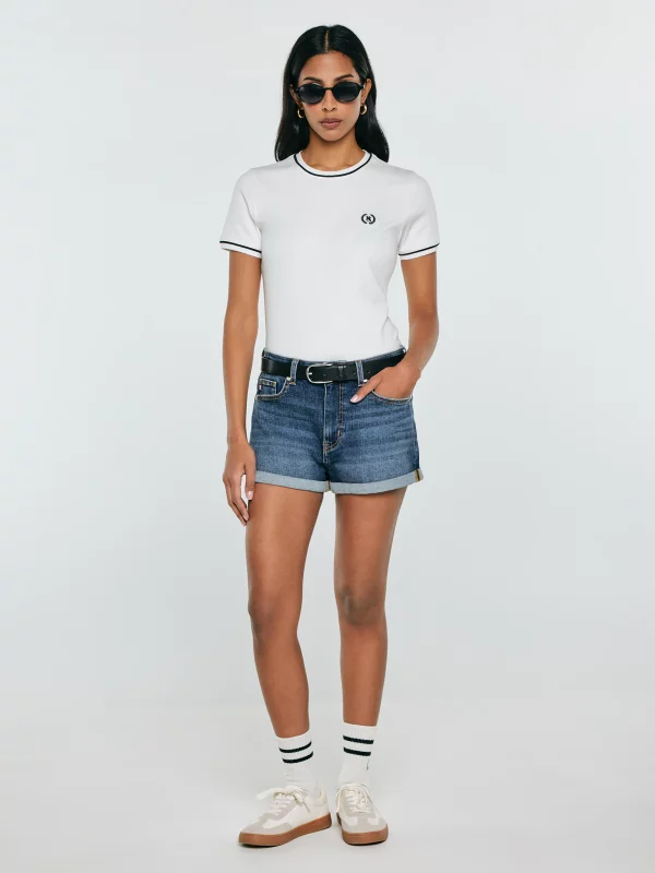 Szorty damskie jeansowe niebieskie Ayako 403