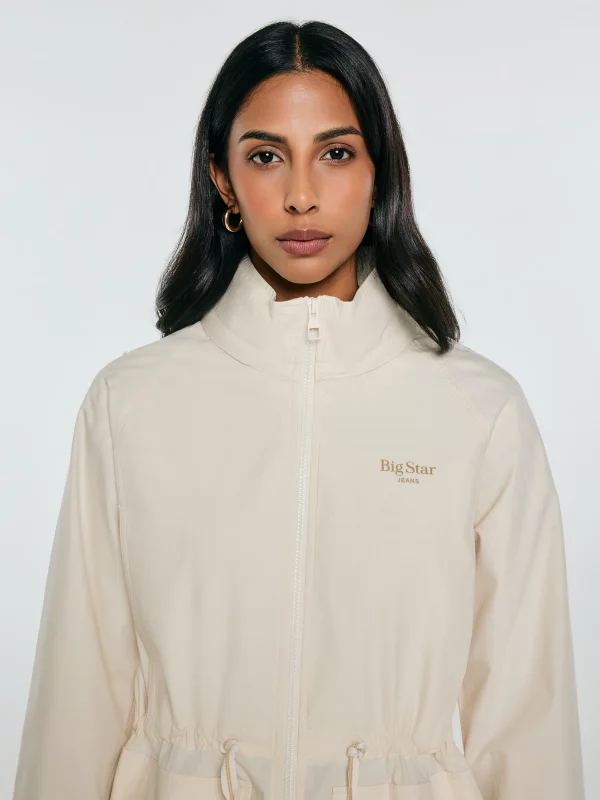 Kurtka damska parka perłowa Emba 103