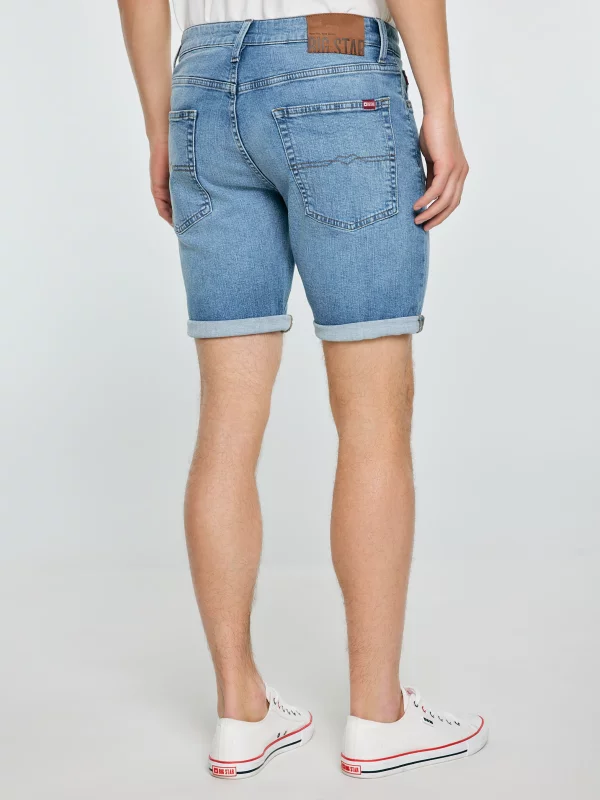 Szorty męskie jeansowe niebieskie Aden 268