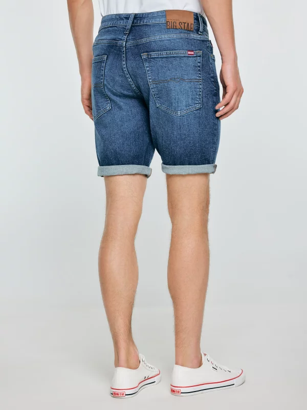 Szorty męskie jeansowe niebieskie Aden 449