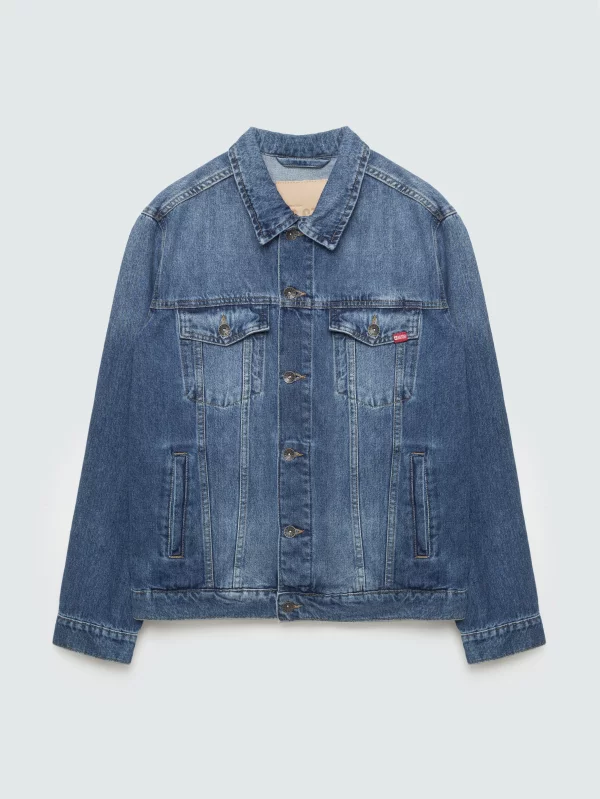 Kurtka męska jeansowa niebieska Charlie 445