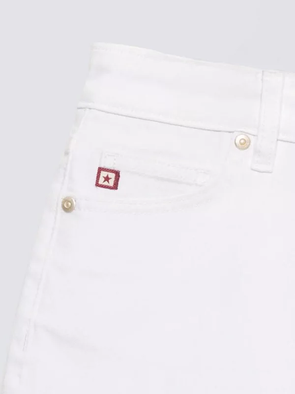 Szorty damskie jeansowe białe Ayako 815