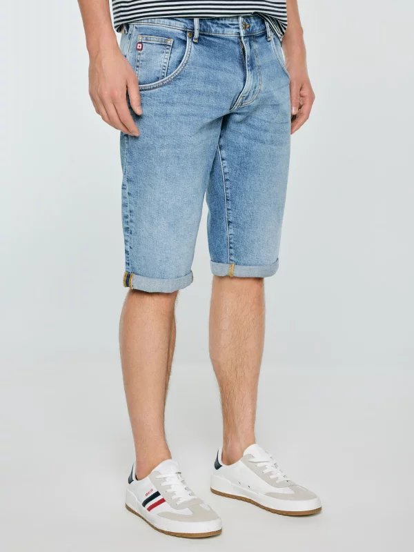 Szorty męskie jeansowe niebieskie Conner 298