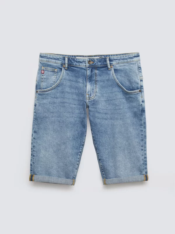 Szorty męskie jeansowe niebieskie Conner 298