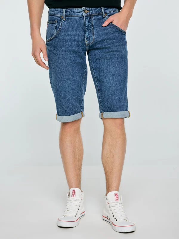 Szorty męskie jeansowe granatowe Conner 581