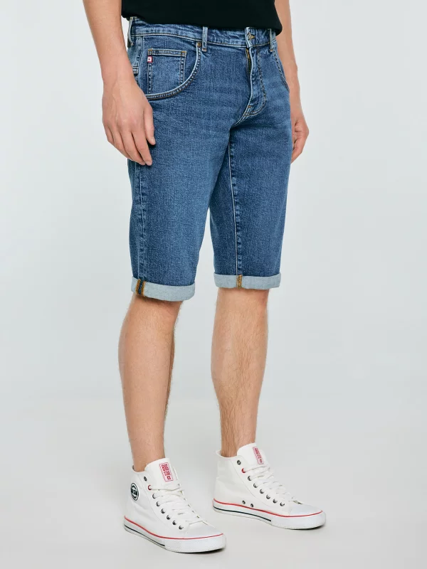 Szorty męskie jeansowe granatowe Conner 581