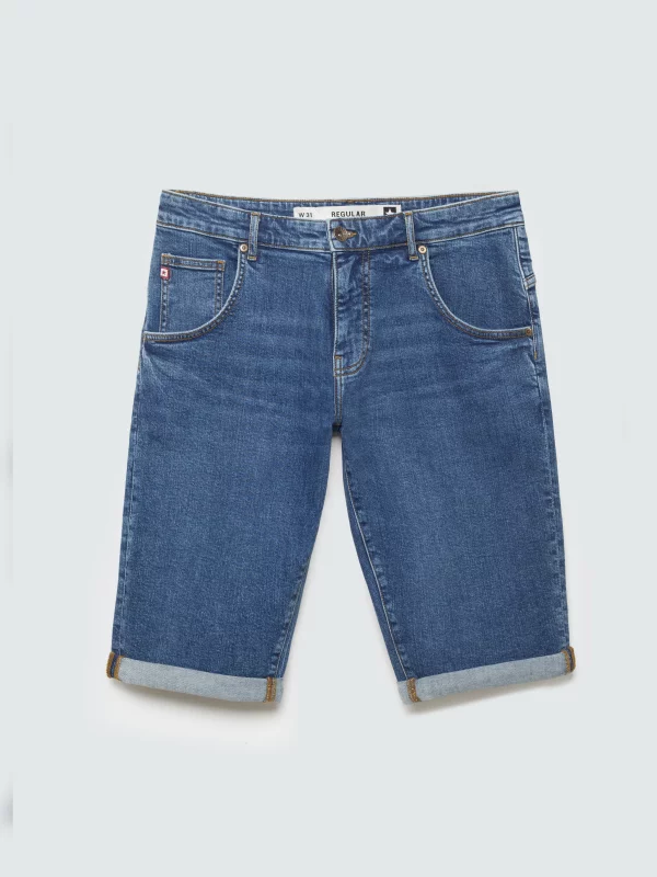 Szorty męskie jeansowe granatowe Conner 581