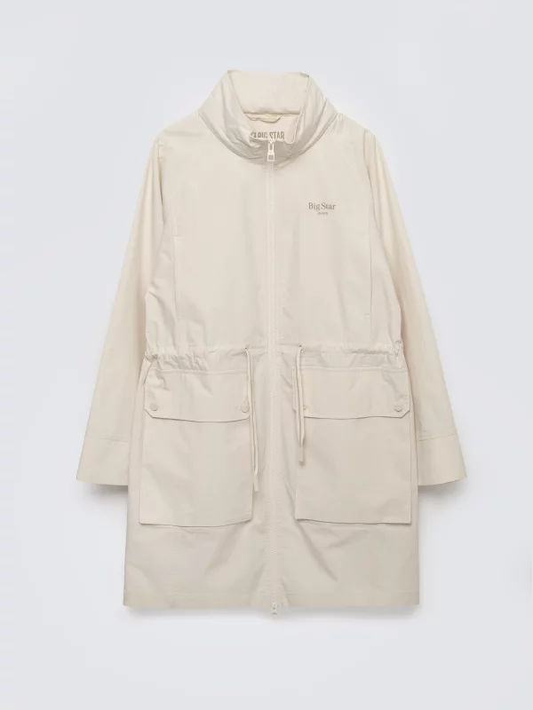 Kurtka damska parka perłowa Emba 103