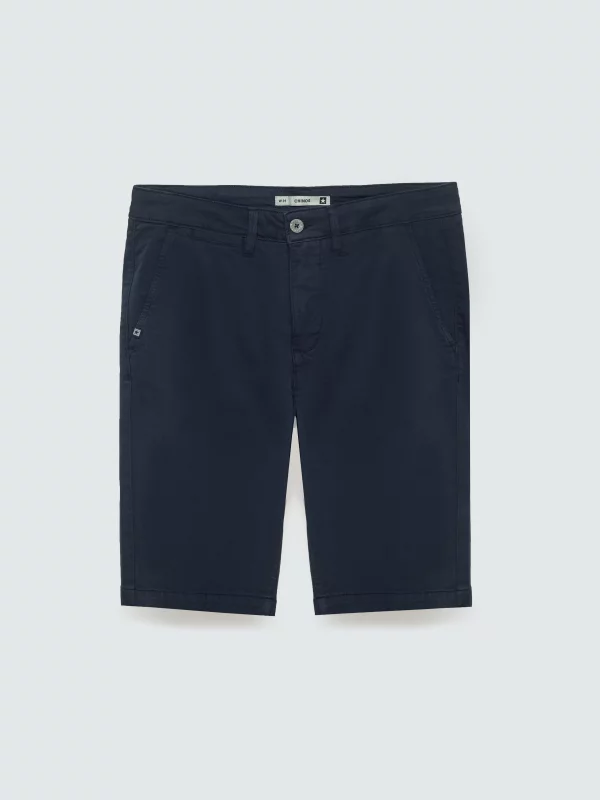 Szorty męskie chinosy granatowe Rosson 403