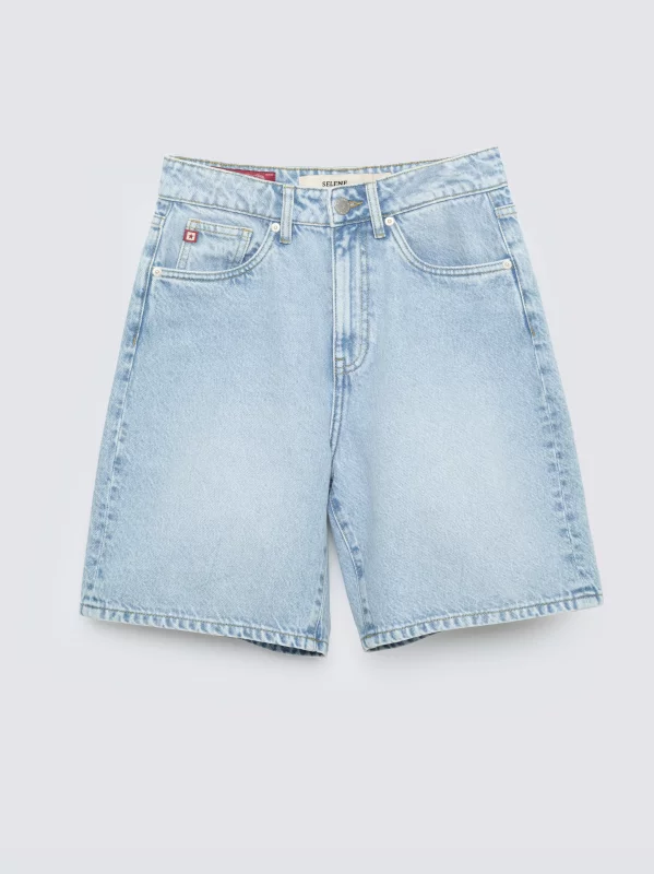 Szorty damskie jeansowe niebieskie Selene 101