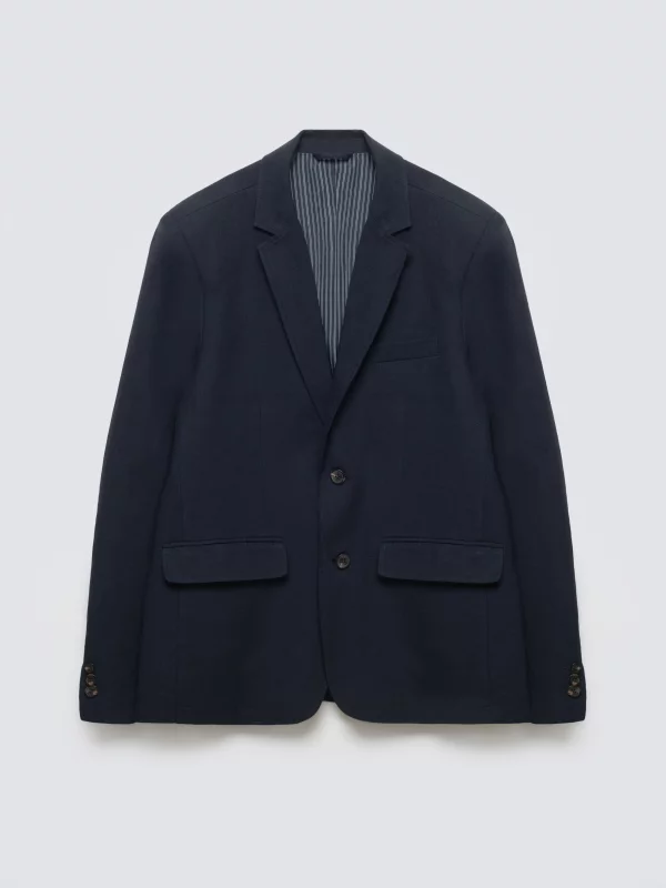 Marynarka męska lniana granatowa Sevan 403