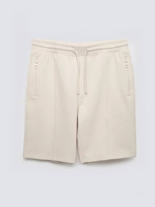 Szorty męskie dresowe kremowe Wladorsh 103/ Wlador 103