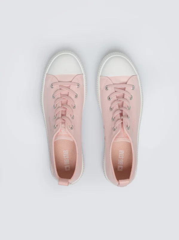 Trampki damskie wsuwane różowe TT374109 600