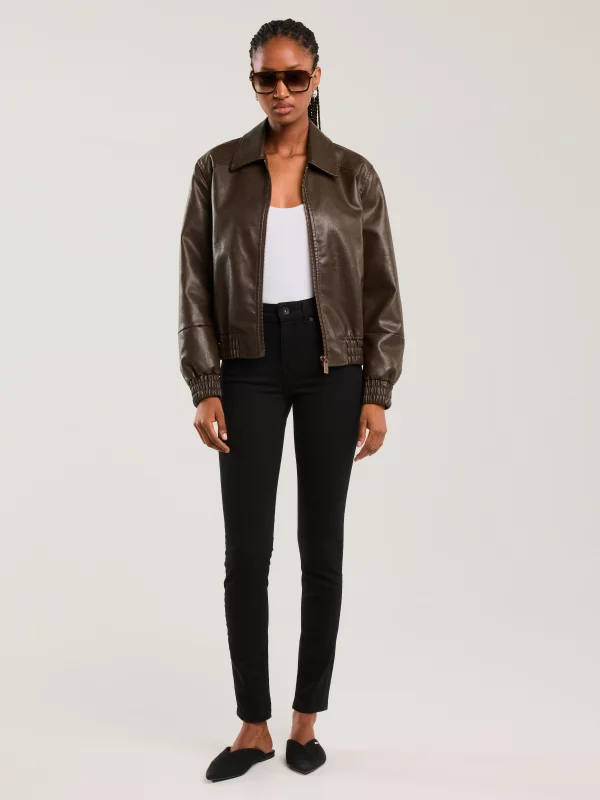 Jeansy damskie skinny czarne Adela 915