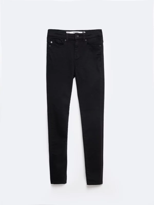 Jeansy damskie skinny czarne Adela 915