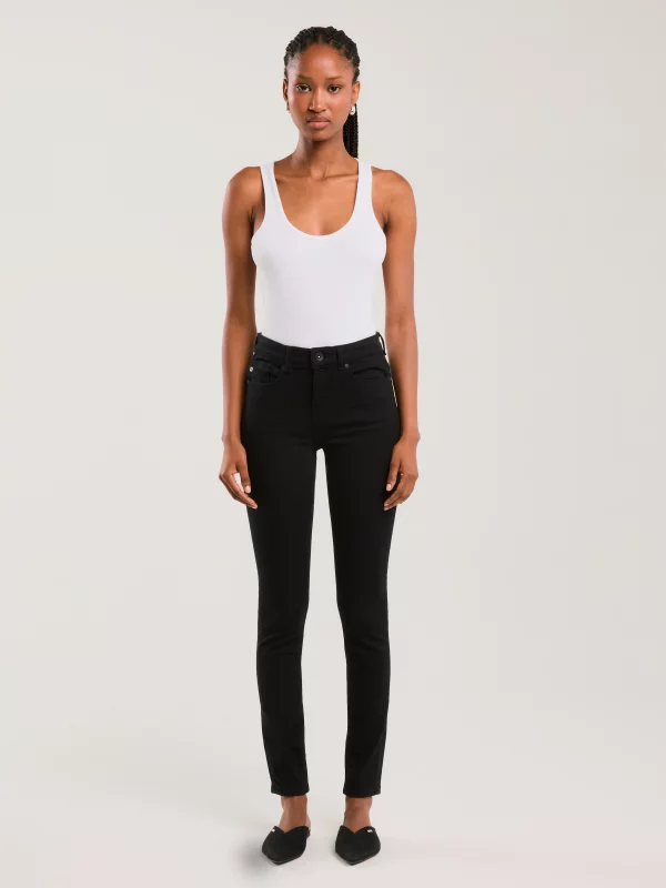 Jeansy damskie skinny czarne Adela 915
