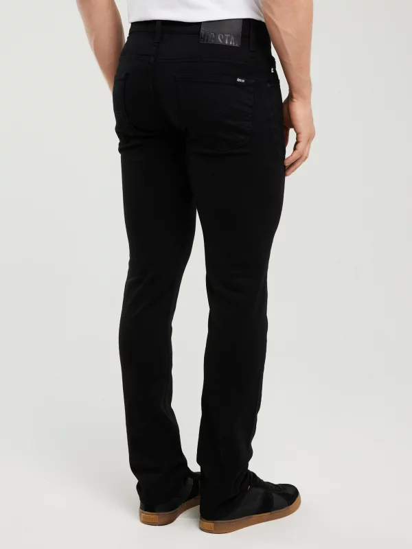 Jeansy męskie skinny czarne Jeffray 915