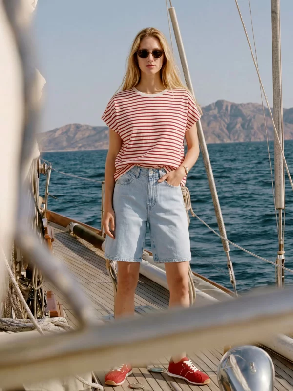 Szorty damskie jeansowe niebieskie Selene 101