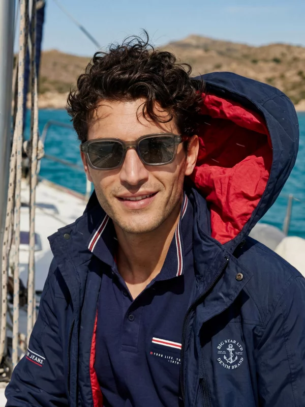 Okulary przeciwsłoneczne męskie khaki Akar 301