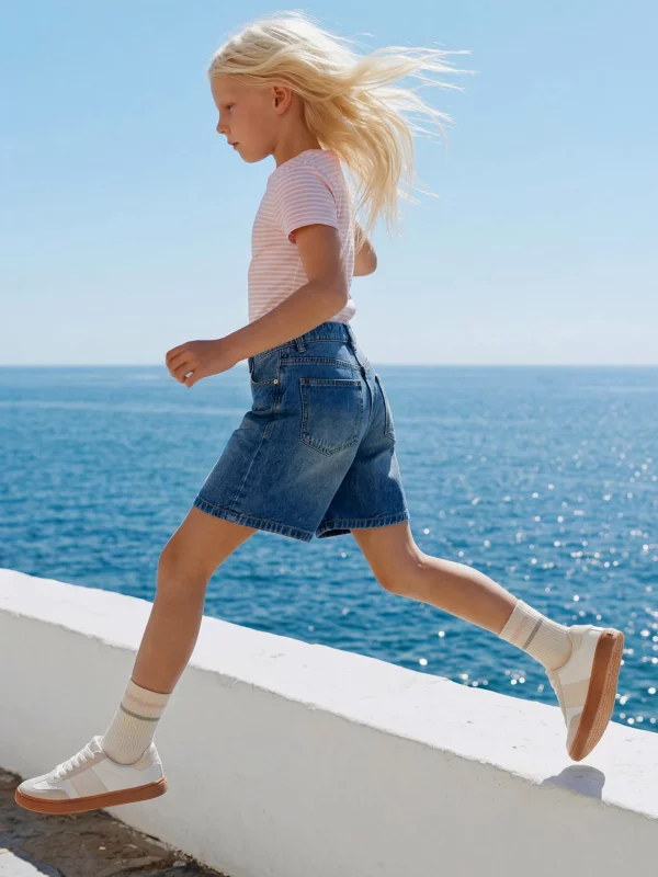 Szorty dziewczęce jeansowe granatowe Rue 542