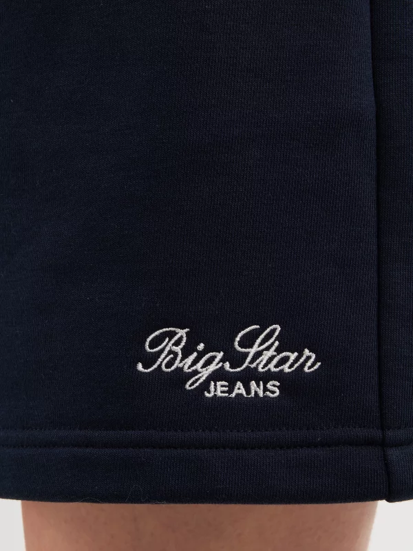 Szorty damskie dresowe granatowe Arisala 403