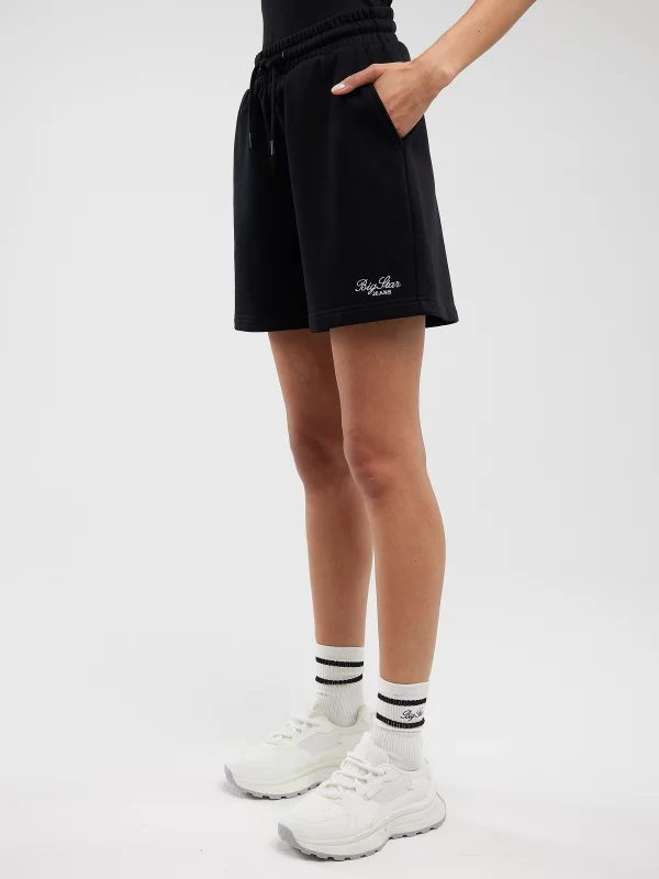 Szorty damskie dresowe czarne Arisala 906