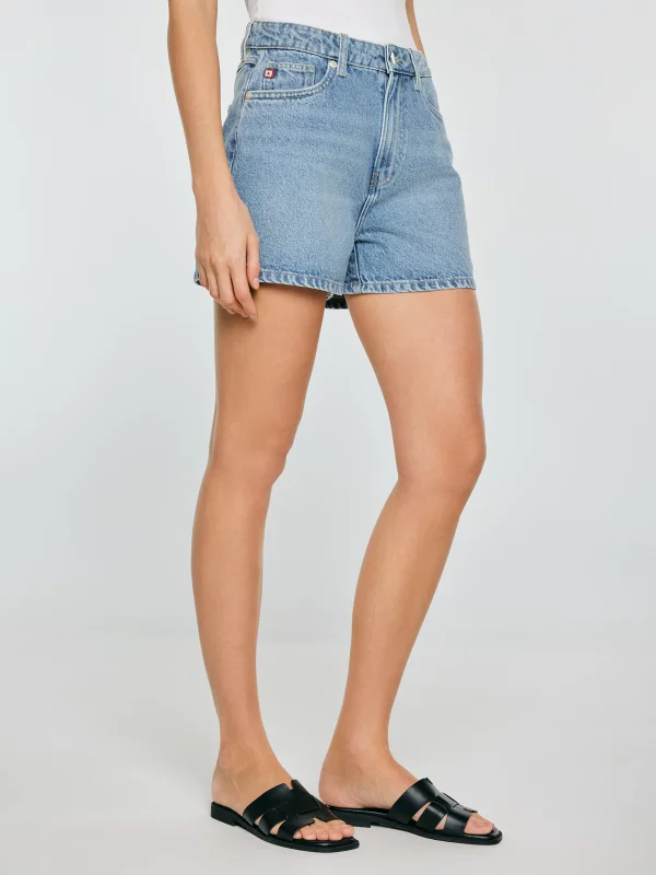 Szorty damskie jeansowe niebieskie Authentic Girl 393