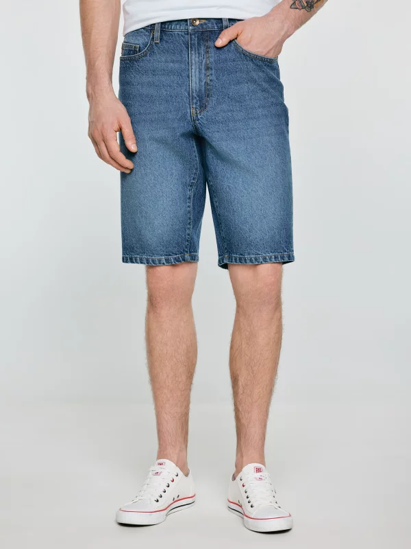 Szorty męskie jeansowe niebieskie Colter 410