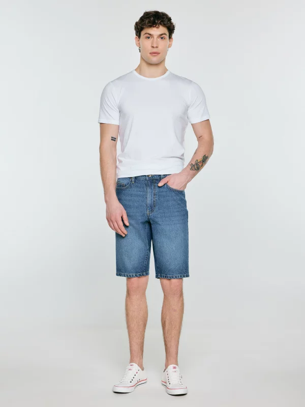 Szorty męskie jeansowe niebieskie Colter 410