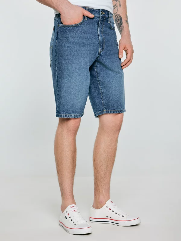 Szorty męskie jeansowe niebieskie Colter 410