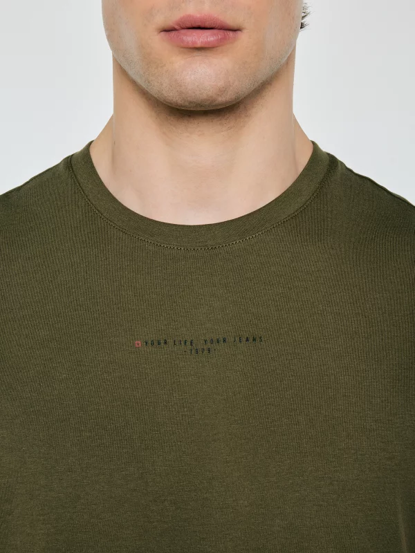 Koszulka męska bez rękawów khaki Irrer 303