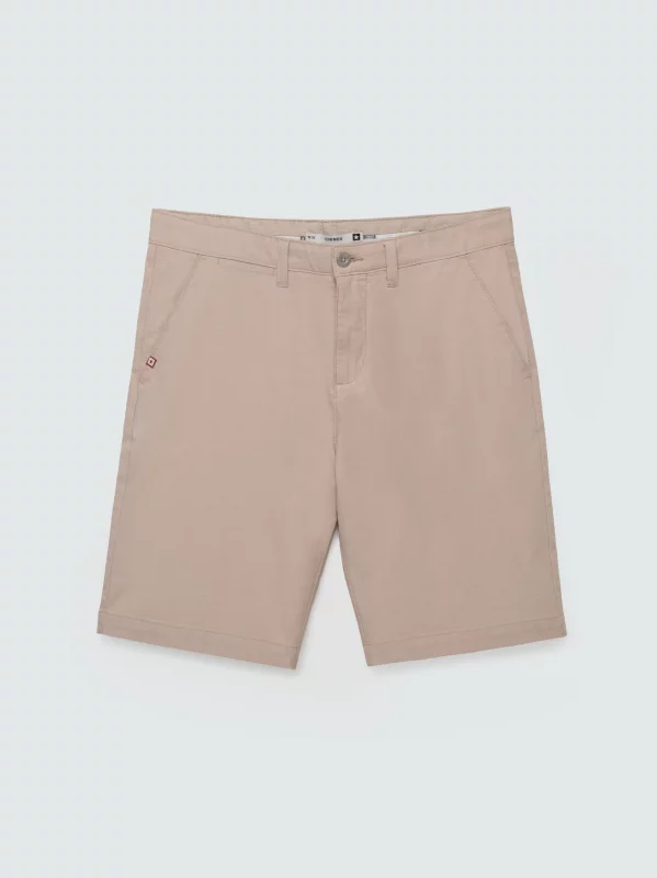 Szorty męskie chinosy jasnobeżowe Rossino 800