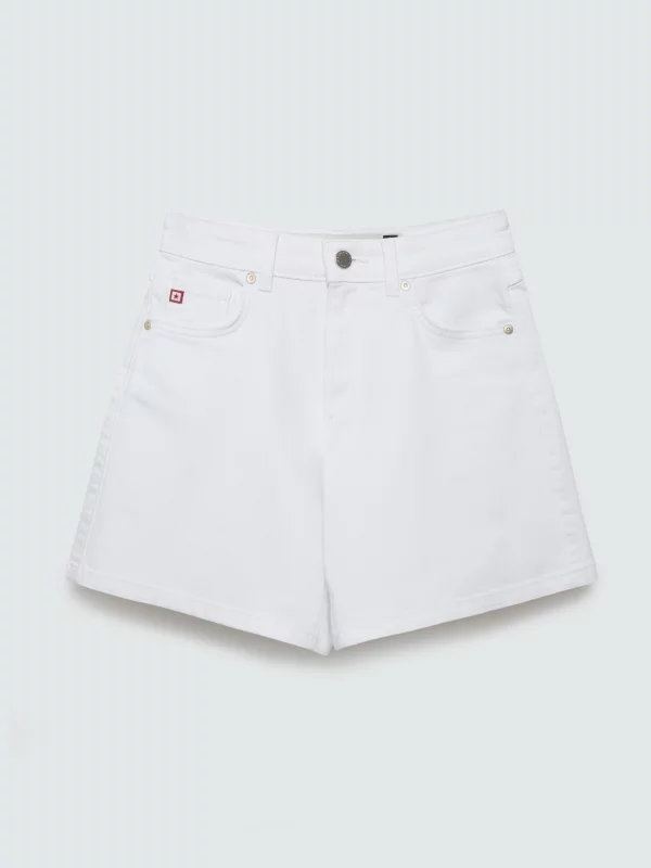 Szorty damskie jeansowe białe Soleil 815