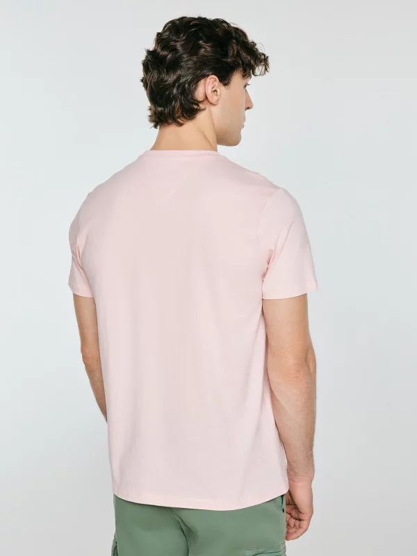Koszulka męska z nadrukiem różowa Regger 600