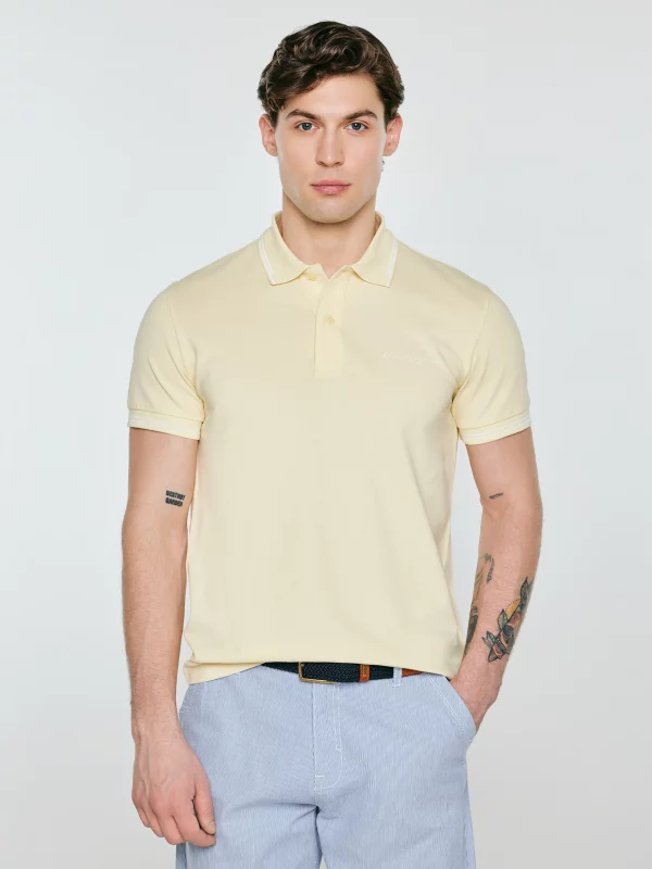 Koszulka męska polo żółta Wladym 200