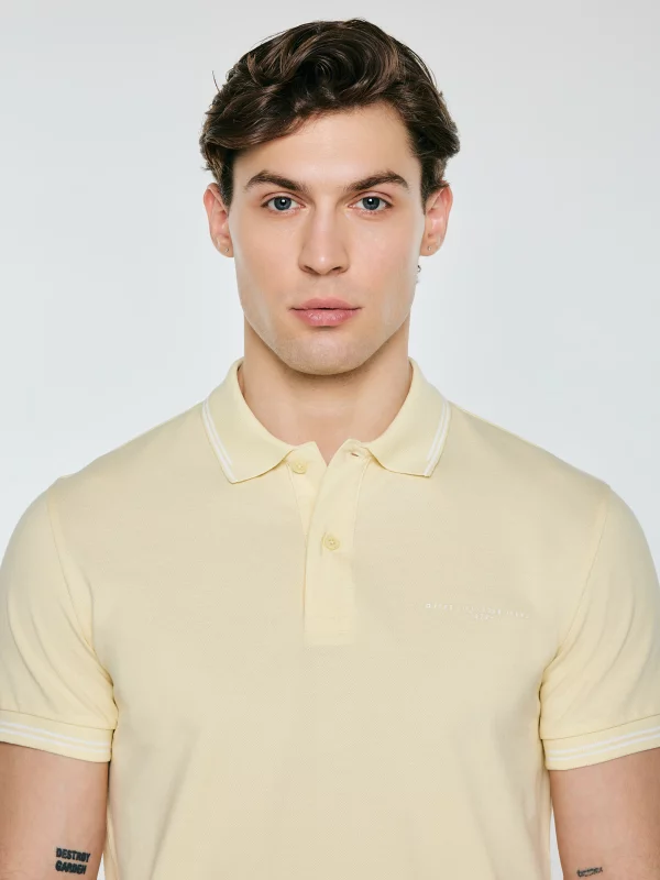 Koszulka męska polo żółta Wladym 200