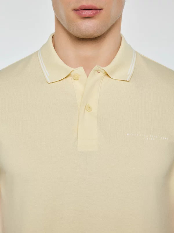 Koszulka męska polo żółta Wladym 200