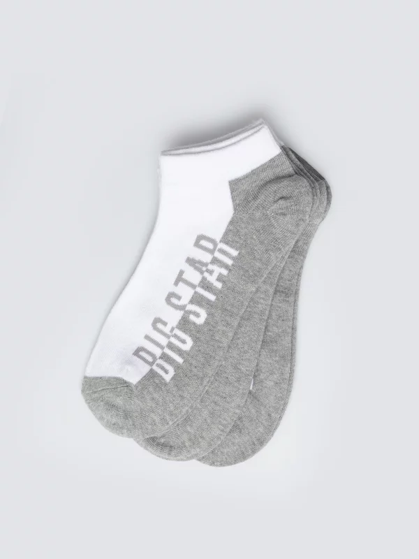 Stopki unisex bawełniane trójpak Grysoni 100