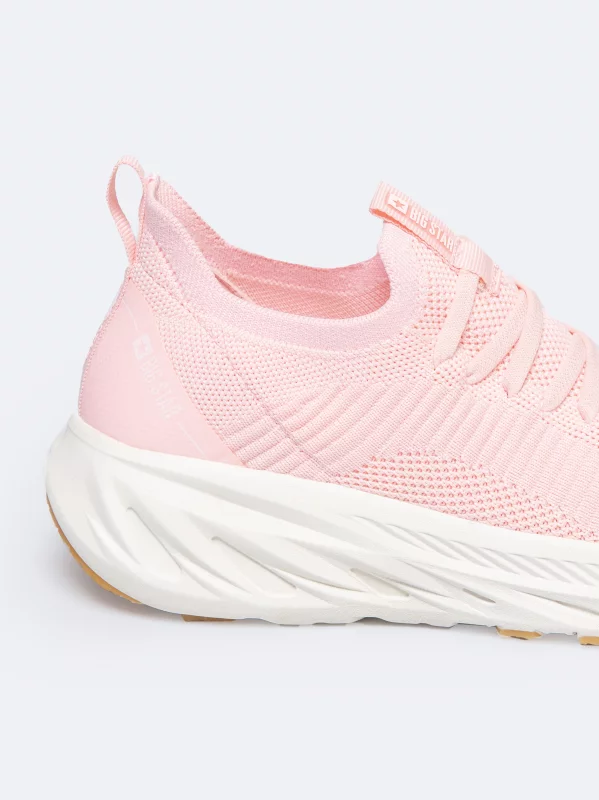 Sneakersy damskie lekkie różowe RR274A131 600